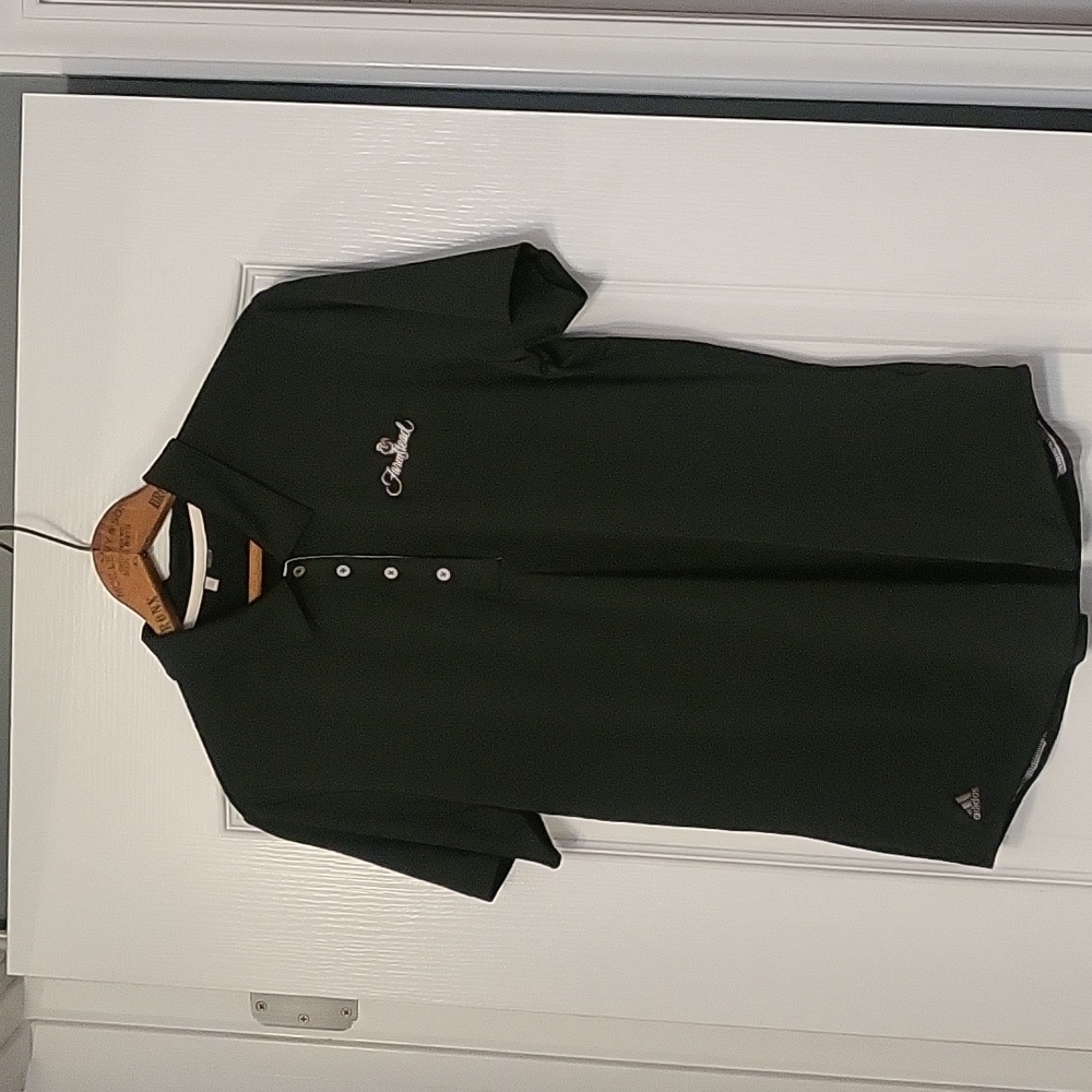 Black & White Golf Polo Shirt - Farmstead - Size M - GUC - K